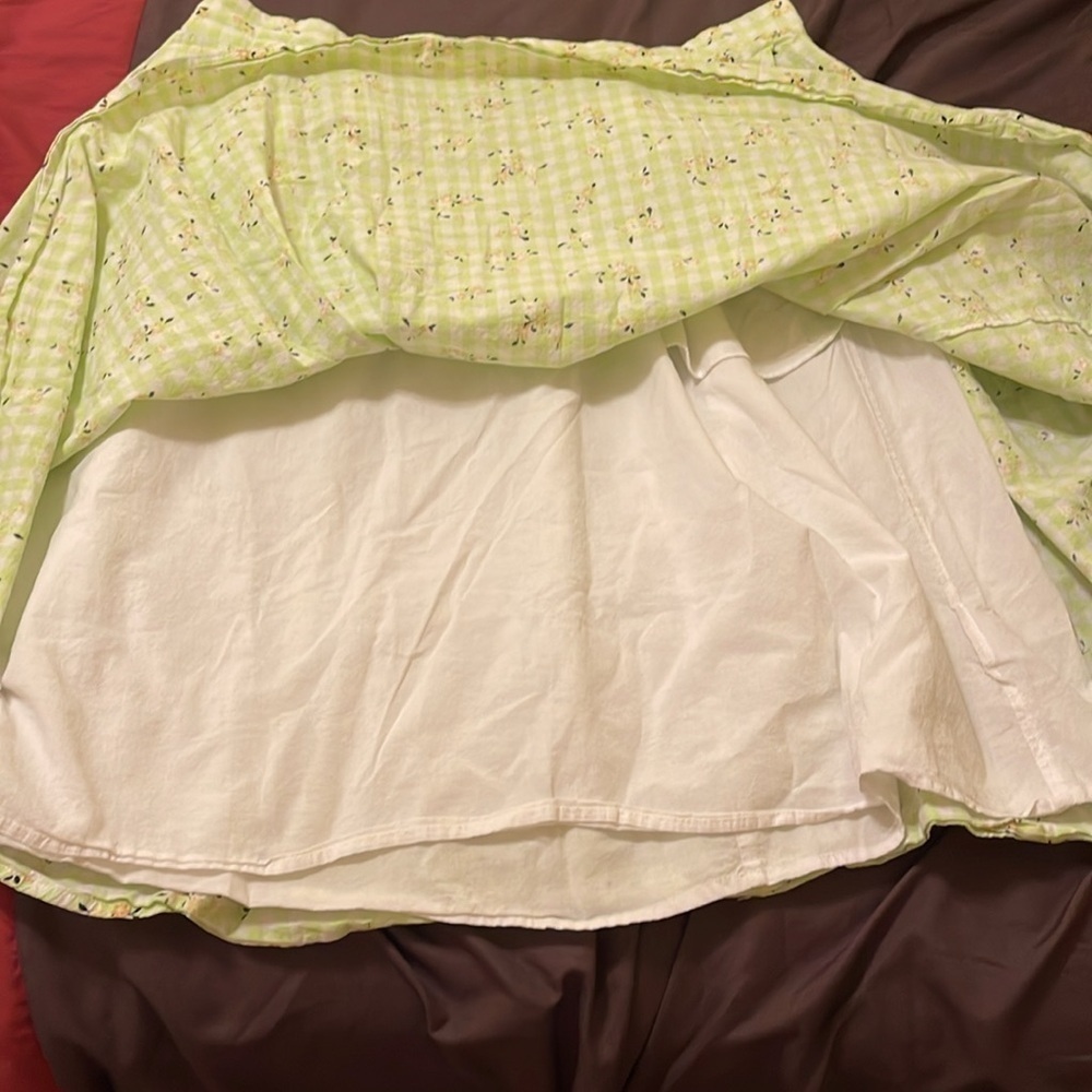 ModCloth Imagine the Possibilities A-Line Floral Cottagecore 70s Skirt Size 16 - Picture 6 of 11